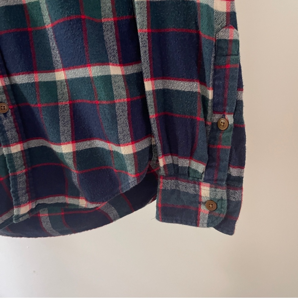 J. Crew Men's Flannel Plaid Shirt - Picture 4 of 5
